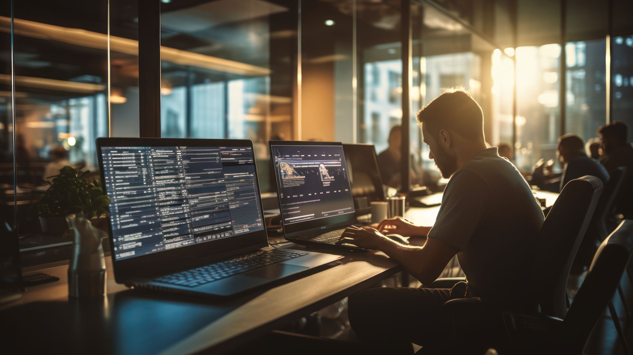 Glenovation team collaborating on technology solutions